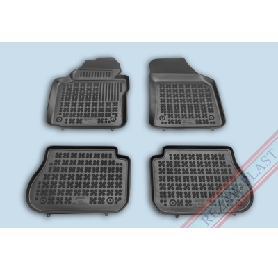 Alfombrillas Goma Negra Vw Caddy Desde 11/2003, 5 Plazas 4-Piezas