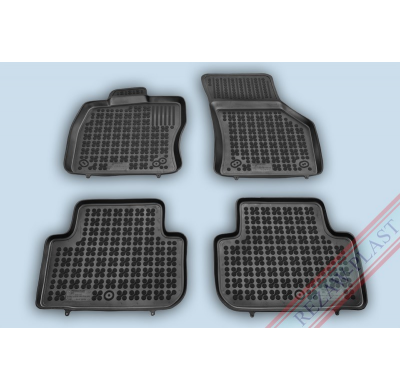 Alfombrillas Goma Negra Vw Golf Vii Sportsvan Desde 2014 4-Piezas