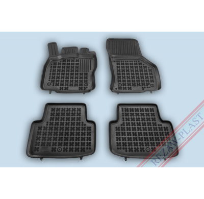 Alfombrillas Caucho Color Negro Con Clips Vw Passat B8  Desde 2014 4 Piezas