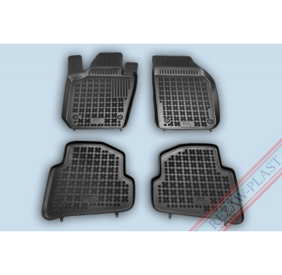 Alfombrillas Goma Negra Skoda Fabia Iii Desde 2014 4-Piezas