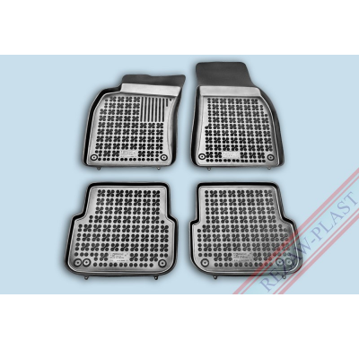 Alfombrillas Goma Negra Audi A6 Limousine/Sedan 2004 - 2008 4-Piezas