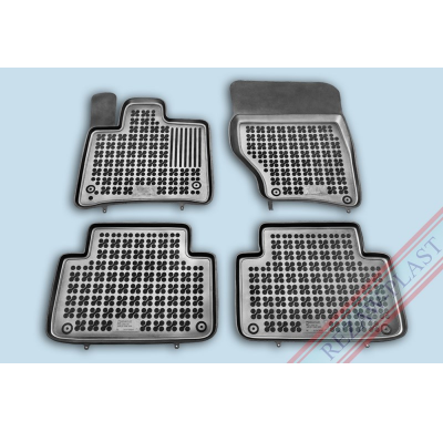 Alfombrillas Goma Negra Audi Q7 2005 - 2014 4-Piezas