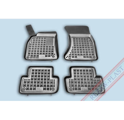 Alfombrillas Goma Negra Audi A5 Sportback (Liftback) Desde 09/2009 4-Piezas