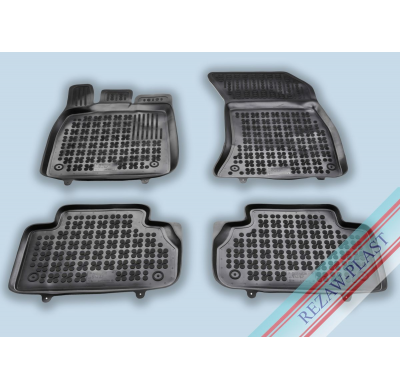 Alfombrillas Caucho Color Negro Con Clips Audi Q5 Desde 2017- 4 Piezas