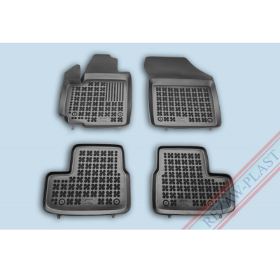 Alfombrillas Goma Negra Opel Agila Ii B 2008  2014 4-Piezas