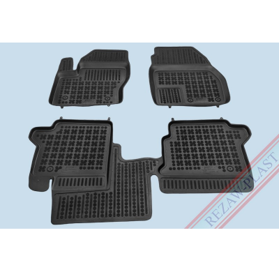 Alfombrillas Goma Negra Ford Grand Tourneo Connect Ii Desde 2013  Delante, Con Refuerzo En Lado Conductor 3-Piezas