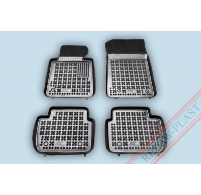 Alfombrillas Goma Negra Bmw 3  (E46) 2001-2006 4-Piezas
