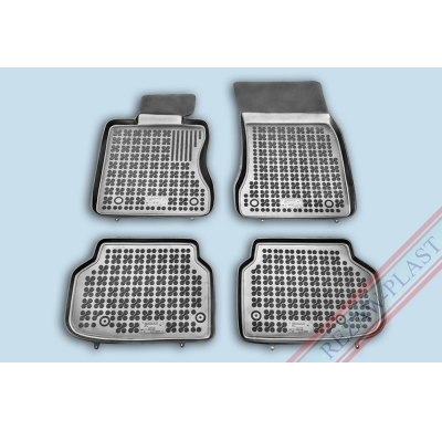 Alfombrillas Goma Negra Bmw 7  (F1)  Desde 2007 4-Piezas