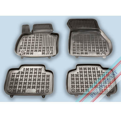 Alfombrillas Caucho Color Negro Con Clips Bmw X1 (F48)  Desde  2015- 4 Piezas