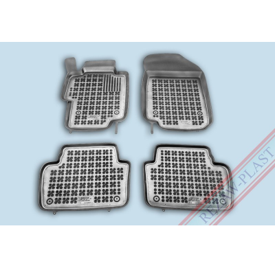 Alfombrillas Goma Negra Honda Accord  2003-2008 4-Piezas