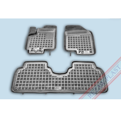 Alfombrillas Goma Negra Hyundai Ix20 Desde 2010 3-Piezas