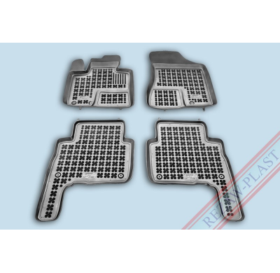 Alfombrillas Goma Negra Kia Sorento Ii Pre Facelifting 09/2009-2012 4-Piezas