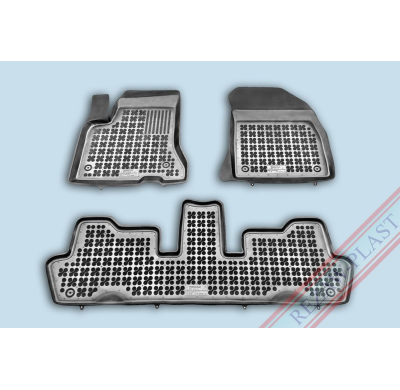 Alfombrillas Goma Negra Citroen C4 Picasso Desde 10/2006 3-Piezas