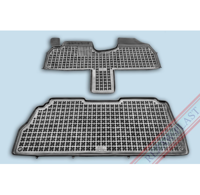 Alfombrillas Goma Negra Citroen Evasion 1994 - 2002 2-Piezas