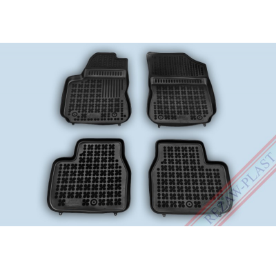 Alfombrillas Caucho Color Negro Con Clips Citroen C4 Cactus Desde  2014 4 Piezas