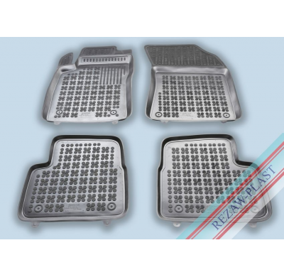 Alfombrillas Caucho Color Negro Con Clips Citroen C3 Iii   4 Piezas