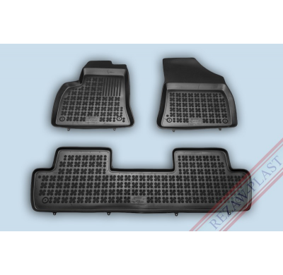 Alfombrillas Goma Negra Peugeot 5008 Desde 02/2010 3-Piezas