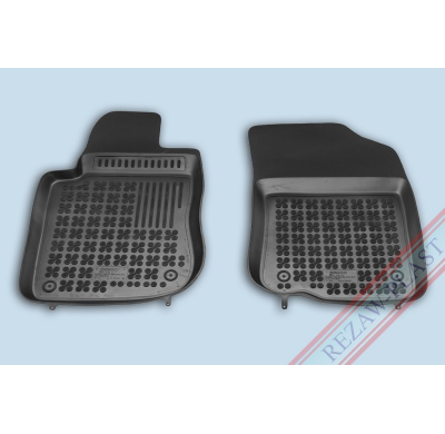 Alfombrillas Goma Negra Peugeot 208 Van Desde 2012  Delante 2-Piezas