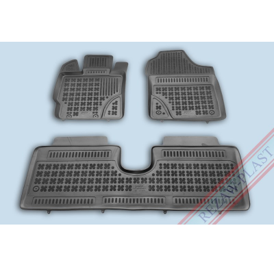 Alfombrillas Goma Negra Toyota Yaris Iii 5p Desde 2011 3-Piezas