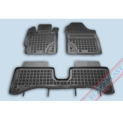 Alfombrillas Goma Negra Toyota Yaris Iii Hybrid,Desde 2012 3-Piezas