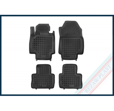 Alfombrilla Caucho 3D Premium compatible con Toyota RAV 4 V  con caja de cambios manual 4x4 (AWD) 2x4 (FWD)  2018 -   201445