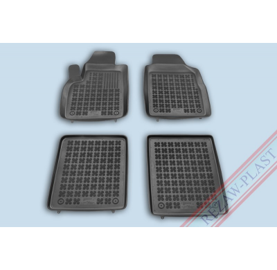 Alfombrillas Goma Negra Fiat Panda Ii 2003-2012 4-Piezas