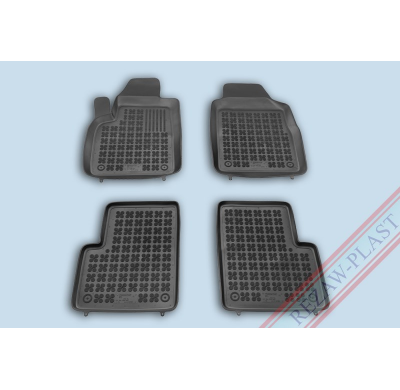 Alfombrillas Goma Negra Fiat 500 Desde 2007 4-Piezas