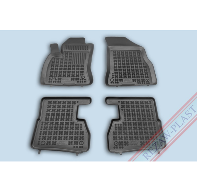 Alfombrillas Goma Negra Opel Combo C, 5 Y 7 Plazas, Desde 2011 4-Piezas