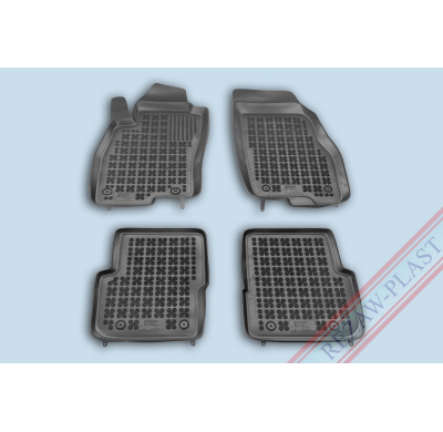 Alfombrillas Goma Negra Fiat Punto Iii Desde 2012 4-Piezas