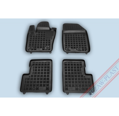 Alfombrillas Goma Negra Fiat 500 X Desde 2014 4-Piezas