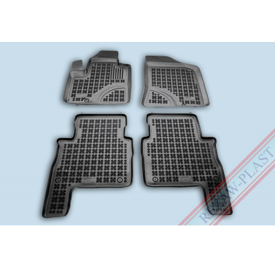 Alfombrillas Goma Negra Hyundai Santa Fe Ii 2007-2012 4-Piezas