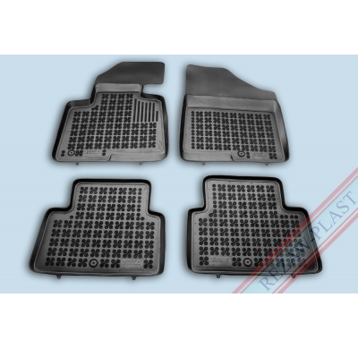 Alfombrillas Goma Negra Hyundai Santa Fe Iii Desde 2012 4-Piezas