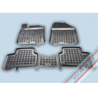 Alfombrillas Caucho Color Negro Con Clips Hyundai Ioniq Hybrid Desde  2016- 3 Piezas