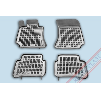 Alfombrillas Goma Negra Mercedes W212 E-Clase Desde 2009 4-Piezas