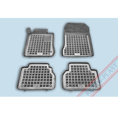 Alfombrillas Goma Negra Mercedes W210 E-Clase 1995-2003 4-Piezas