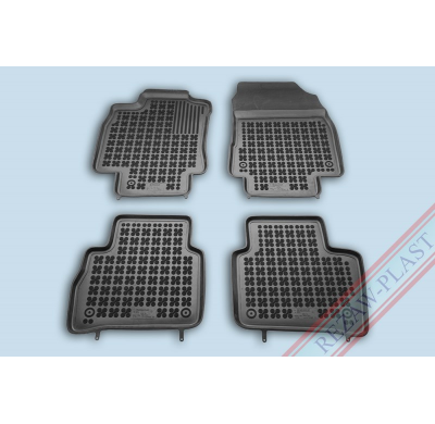 Alfombrillas Goma Negra Nissan Tiida Desde 2004 4-Piezas
