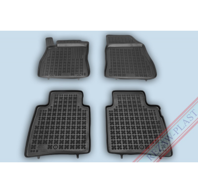 Alfombrillas Caucho Color Negro Con Clips Nissan Pulsar Desde  2014 4 Piezas