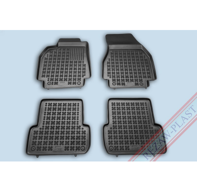 Alfombrillas Goma Negra Renault Megane Ii 2002-2009 4-Piezas