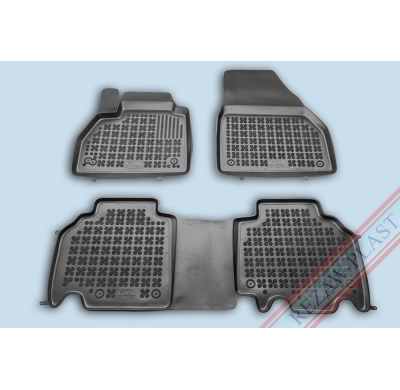 Alfombrillas Goma Negra Renault Kangoo Desde 2008 3-Piezas