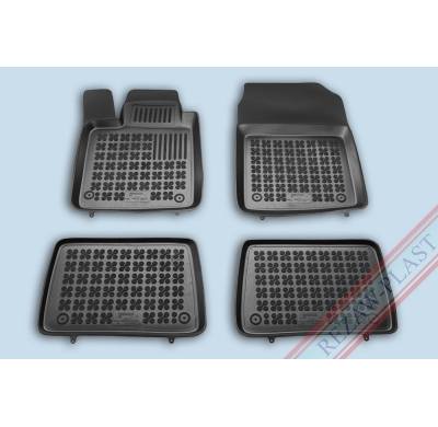 Alfombrillas Goma Negra Renault Twingo Ii 3p 2007  2014 4-Piezas