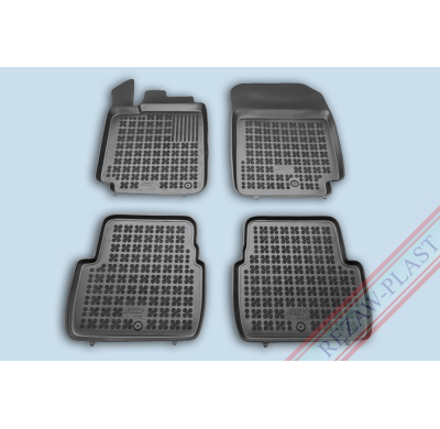 Alfombrillas Goma Negra Renault Latitude Desde 2011 4-Piezas