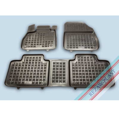 Alfombrillas Goma Negra Renault Espace V Desde 2015 3-Piezas