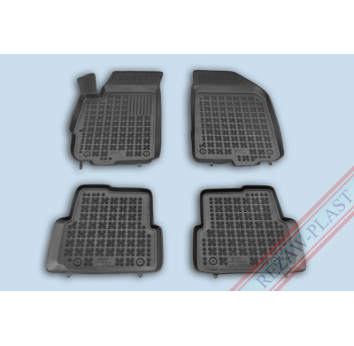 Alfombrillas Goma Negra Chevrolet Aveo Iv Desde 2011 4-Piezas