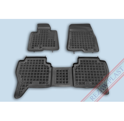 Alfombrillas Goma Negra Mitsubishi Montero Iii 1999-2006 3-Piezas