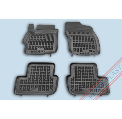 Alfombrillas Goma Negra Mitsubishi Lancer Evo X Desde 2007 4-Piezas