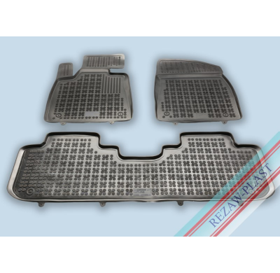 Alfombrillas Caucho Color Negro Con Clips Lexus Rx Iv (Al20) Todos Los Modelos De Hybrido  Desde 2015-... 3 Piezas