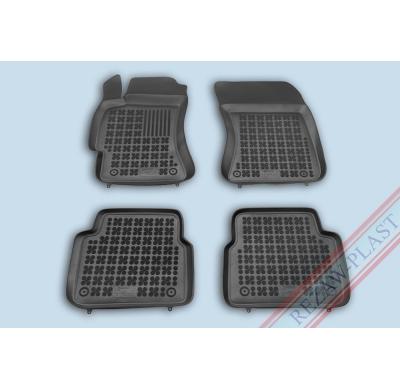 Alfombrillas Goma Negra Subaru Forester Iii 2008-2013 4-Piezas
