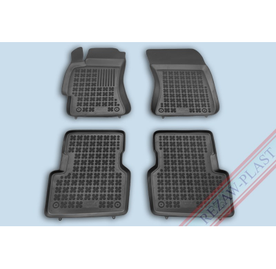 Alfombrillas Goma Negra Subaru Forester Ii 2003-2008 4-Piezas