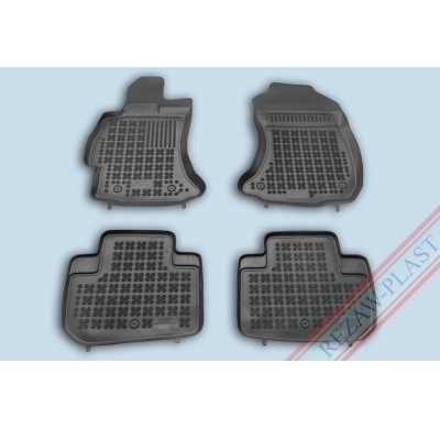 Alfombrillas Goma Negra Subaru Forester Iv Desde 2013 4-Piezas