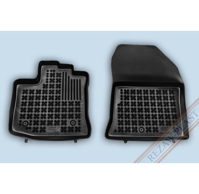 Alfombrillas Caucho Color Negro Con Clips Renault Dacia Dokker Van  Desde  2012 2 Piezas